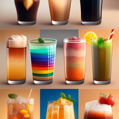 All kinds of drinks
